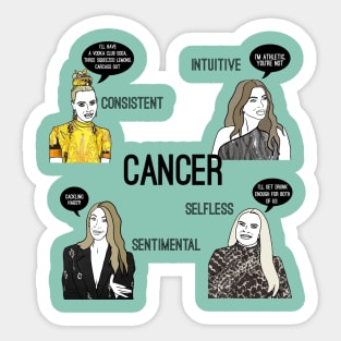 Cancer- Bravostrolgy series Sticker